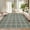 Green, variant on 2x6 Runner Rug – Ultra-Soft Washable Modern Plaid Low Pile Geometric Carpet for Hallway Entryway Kitchen Laundry – Non-Slip, Stain & Pet Resistant, Foldable – Boho Farmhouse Décor, Beige