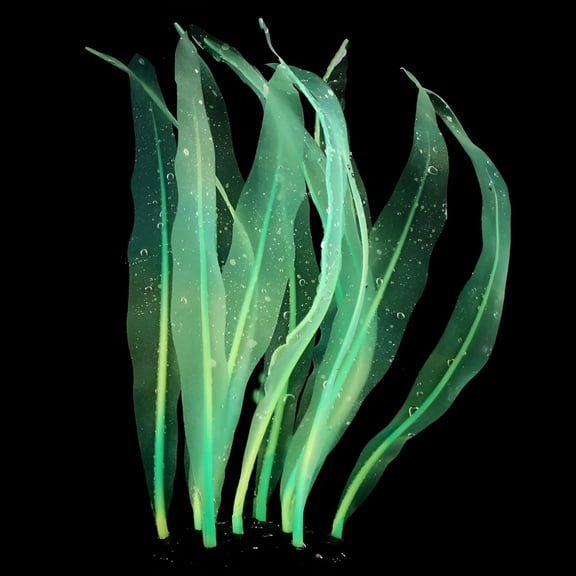 ACDANC Silicone Aquarium Plants Glowing Aquarium Decorations Glow Fish Tank Decorations Plants Silicone Plants Neon Kelp Aquarium Décor Fish Tank Decor