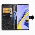thumbnail image 3 of Dteck Case For Samsung Galaxy A51 5G (6.5 inch), Magnetic Retro Pattern Flower Leather Wallet Case Shockproof Card Holder Kickstand Protective Flip Cover ,Black, 3 of 5