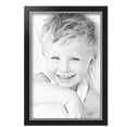 thumbnail image 2 of ArtToFrames 12" x 18" Black Velvet with Silver - 1.25 Picture Frame, 12x18 inch Black MDF Poster Frame (WOM-4691),  Pack, 2 of 8