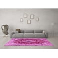 thumbnail image 3 of Ahgly Company Indoor Rectangle Medallion Pink Traditional Area Rugs, 2' x 4', 3 of 4