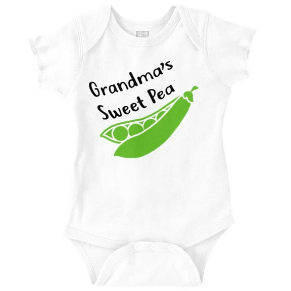 Grandma's Sweet Pea Adorable Cute Romper Boys or Girls Infant Baby Brisco Brands 12M