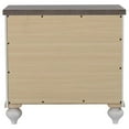 thumbnail image 2 of Bowery Hill 2-drawer Farmhouse Wood Nightstand in Gray Finish, 2 of 14