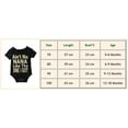 thumbnail image 2 of Baby Summer Letters Short Sleeve  Neck Button Closure Romper, 2 of 4