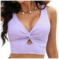 thumbnail image 2 of kamemir Bikini Tops Women Underwire Bikini Top - Push Up Swim Top Only Bra Padded Swimsuit Tops 2027 Bathing Suit Tops(Purple,S), 2 of 4