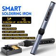 thumbnail image 4 of Mini Kit De Soldador Eléctrico Digital Con Punta De Soporte Cable Tipo C Soldador Portátil Herramientas De Soldadura Electrónica DC9-24V 80-420 180-780F, 4 of 8