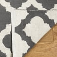 thumbnail image 4 of SAFAVIEH Montauk Proinsias Geometric Cotton Area Rug, Dark Grey/Ivory, 8' x 10', 4 of 6