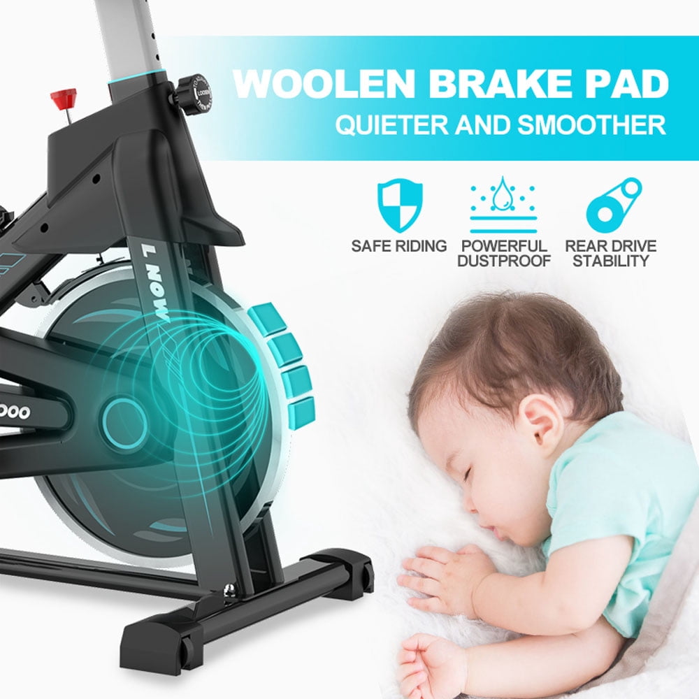 POOBOO Indoor Stationary Magnetic Cycling Exercise Bike Machine for Home Cardio and Workout 350 Lbs.