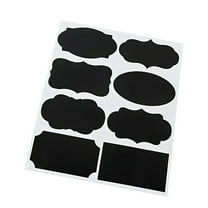 GERsome Chalkboard Labels - 72pcs Blackboard Stickers Mini Decorative Chalk Labels for Jars Containers Kitchen Home Pantry Office