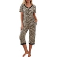 thumbnail image 2 of Lounge Wear,Pajamas Set Women Breathable Pajamas Set Pocket Sleepwear High-Precision Functionality, 2 of 6