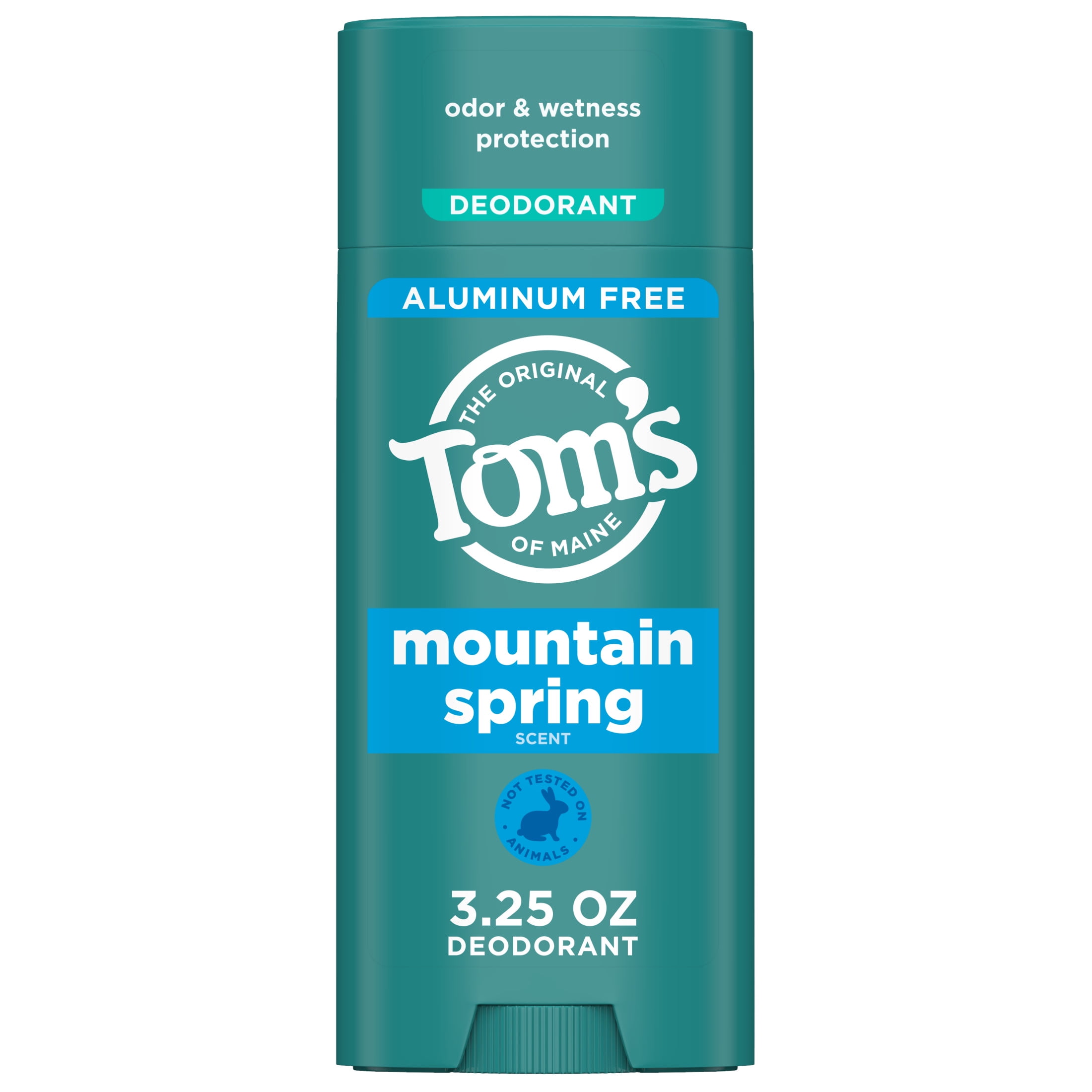 Tom's of Maine Natural Deodorant Mountain Spring No Aluminum Odor