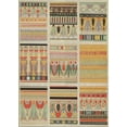 thumbnail image 1 of Ahgly Company Indoor Rectangle Patterned Sienna Brown Novelty Area Rugs, 4' x 6', 1 of 6