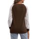 thumbnail image 4 of Blusa de encaje Mujer Mujer Manga larga Cuello redondo Casual Camiseta holgada Top de manga de encaje, 4 of 8