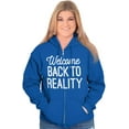 thumbnail image 3 of Welcome Back Reality Attitude Gym Zip Up Hoodie Men's Women's Brisco Brands L, 3 of 6