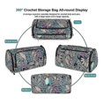 thumbnail image 5 of Bolsa de tejer Bolsa de almacenamiento de hilo portátil, bolsa grande de hilo para suministros de tejido, organizador de hilo para Carr, 5 of 5