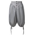 thumbnail image 1 of BLESSUME Men's Renaissance Pants Medieval Viking Trousers Pirate Costume Back Lace Up Shorts, 1 of 6