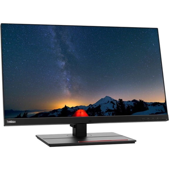 Lenovo ThinkVision P27u-20 27" 4K UHD WLED LCD Monitor - 16:9 - Raven Black, Raven Black