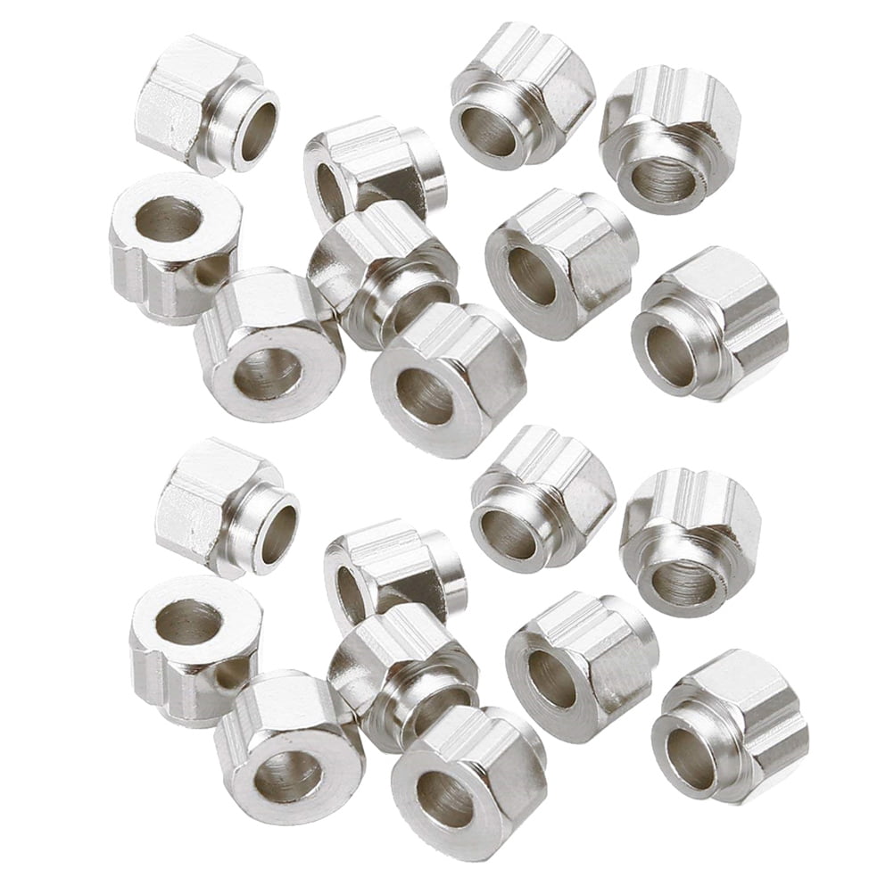 OUNONA Lug Nuts V Eccentric Nuts Column 5 Spacer Groove Wheel Bore