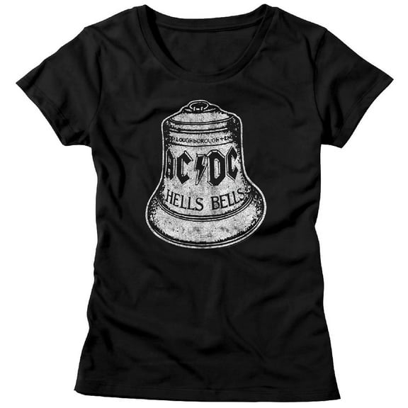 AC/DC Hells Bells Black Junior Women's T-Shirt