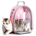 thumbnail image 4 of Cat Pet Carrier Backpack Transparent Capsule Bubble Pet Backpack Small Animal Puppy Kitty Bird Breathable Pet Carrier for Travel ShopWise Round, 4 of 10