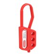 thumbnail image 5 of Cerradura de cerrojo de nailon industrial, 3 agujeros, seguridad, flexibilidad, portátil, ligero, resistente, ajuste para la industria química, energía eléctrica, 5 of 5