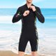 thumbnail image 2 of Camisas de Protección Solar de Manga Larga para Hombre Traje de Neopreno Térmico Y de Protección con Cierre Frontal con Cremallera para Snorkel Surf Kayak Mangas de Brazo de Protección Solar para Hom, 2 of 9