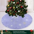 thumbnail image 3 of Ryvnso Christmas Tree Skirt Snowflakes Xmas Tree Skirts Ornament Home Decorations 35.4", 3 of 6