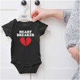thumbnail image 5 of Heartbreaker Valentines Day Break Up Romper Boys or Girls Infant Baby Brisco Brands 12M, 5 of 6