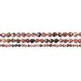 thumbnail image 4 of Uxcell Faceted Polygon Stone, 6 mm Natural Faceted Diamond Round Stone for Craft, Bracelet, Necklace Making Design, Black Pink, 4 of 5