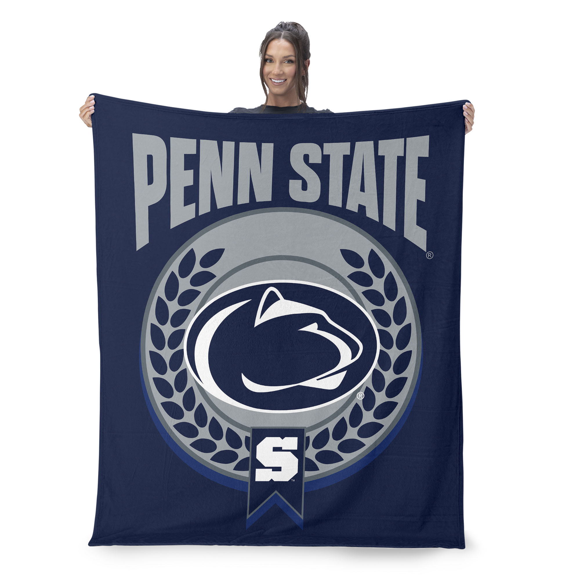 Penn State NCAA Apex Silk Touch Sherpa Throw 50x60 inches