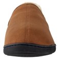 thumbnail image 3 of Urban Fox Dixon Suede Slippers Men I Rubber-Sole with Grips I Thickly Padded I 100% Boa Lining I Comfortable House Slippers I Slippers for Men | Chestnut 12-13, 3 of 7