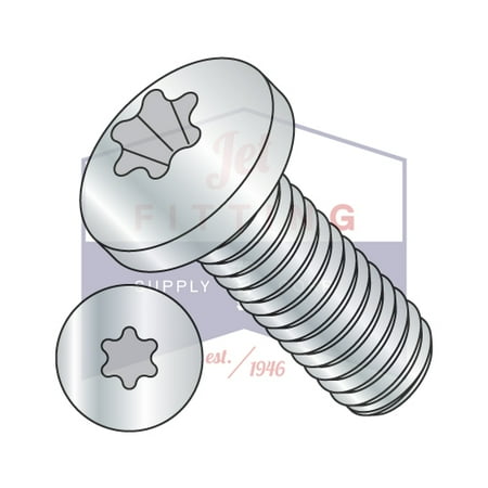 

5/16-18 x 1 1/4 Machine Screws | Six-Lobe (Torx) | Pan Head | Steel | Zinc (Quantity: 1000)