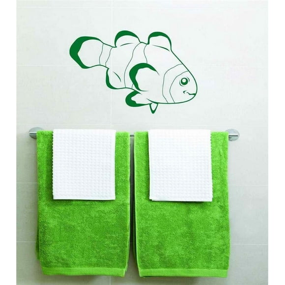 Custom Wall Decal Tropical Clown Fish Nemo Sea Ocean Animal Vinyl Wall Vinyl Decor 20x25