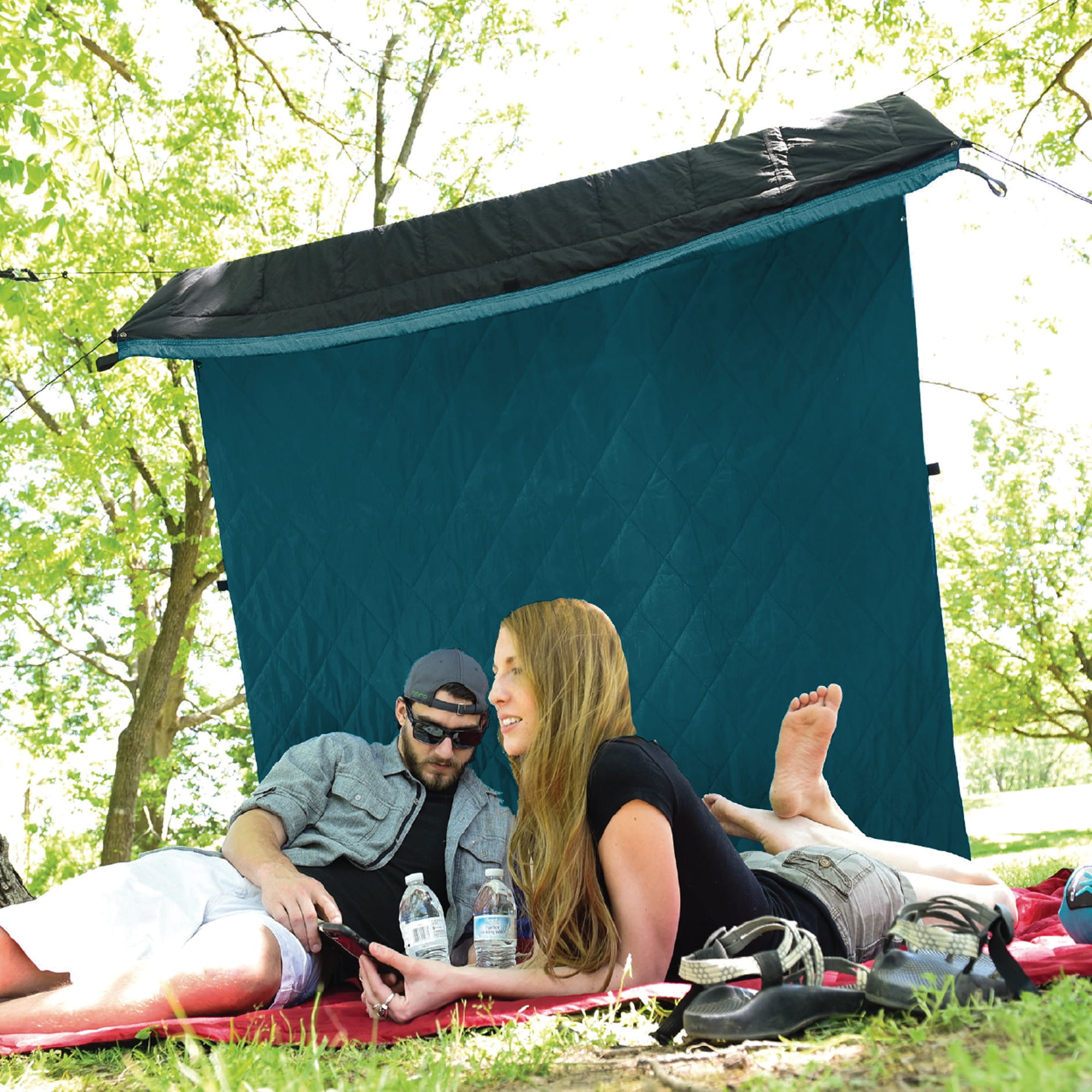 Equip Blue Evo Sling Ground Cover, Open Size: 86.6 in L x 66.9 in W
