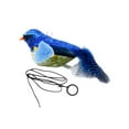 thumbnail image 5 of Electric Cats Toy Interactive Bird Feathered Plush Squeaking Bird for Kitten Blue, 5 of 8