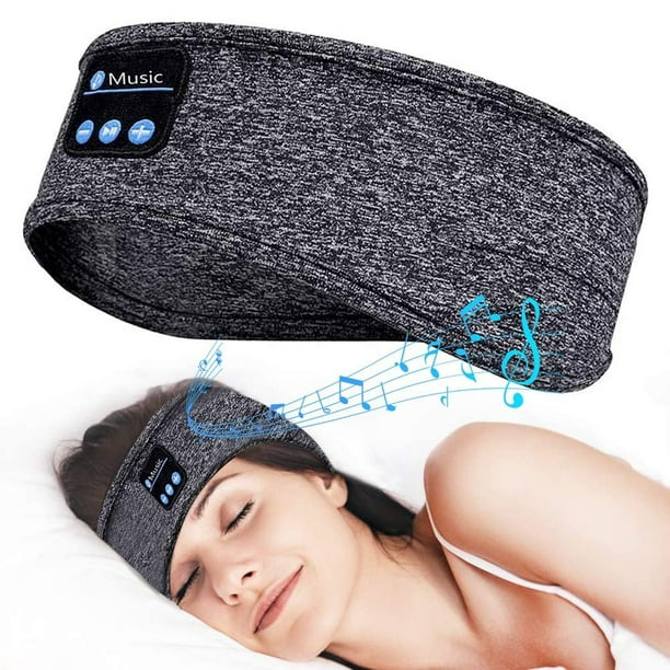 Casque de Sommeil sans Fil, Casque Bandeau Bluetooth avec Haut-Parleur  Stéréo HD, écouteurs de Sport, Casque de Sommeil pour Dormeurs, Femmes  Hommes