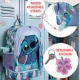 thumbnail image 5 of Disney Stitch Colorful Flower Print 5-Piece Backpack Set, 5 of 8
