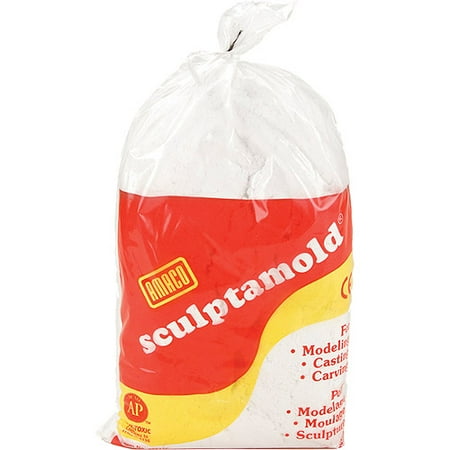 Amaco Sculptamold Modeling Compound, 3 Pounds, White
