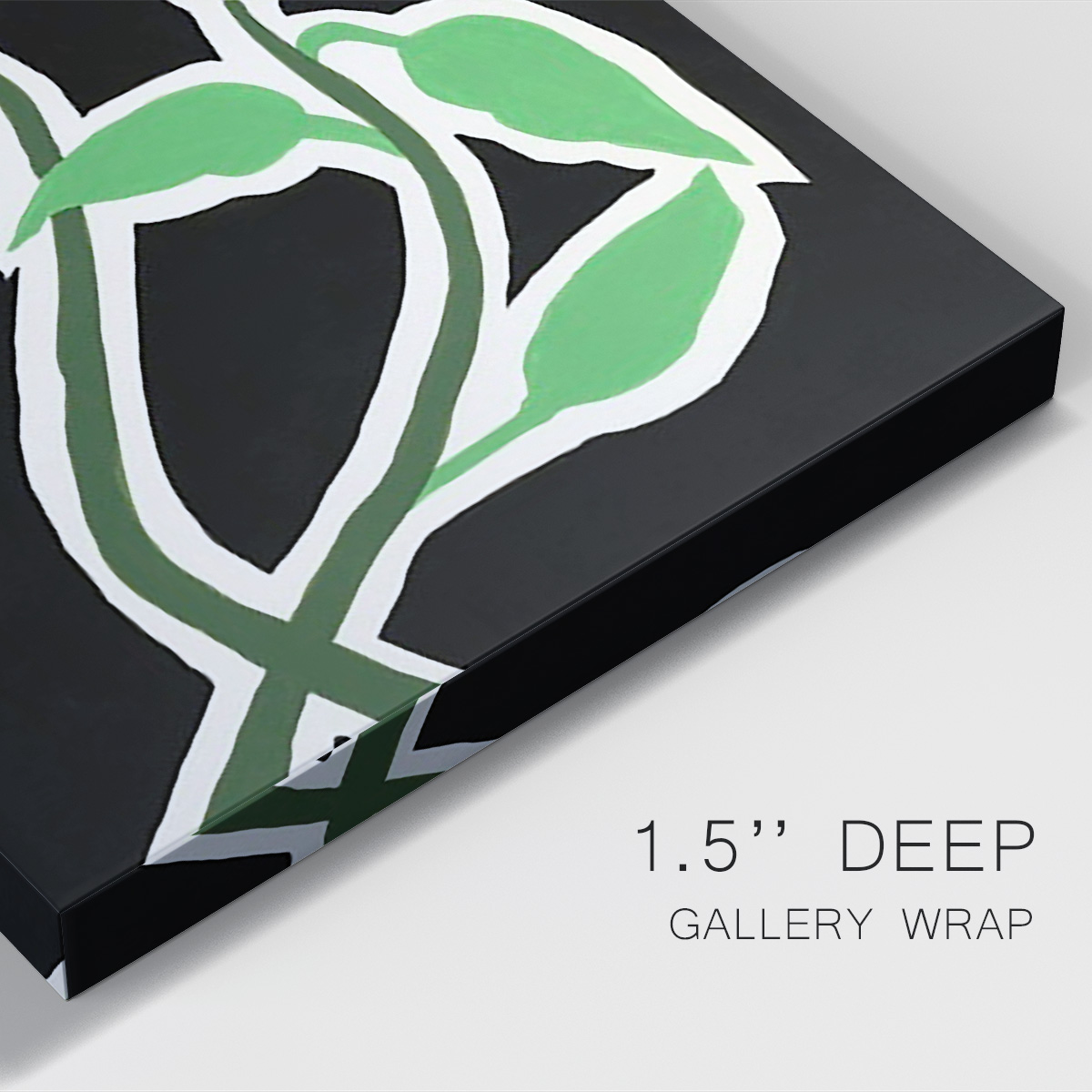 Pop Flowers VI Premium Gallery Wrapped Canvas - Ready to Hang