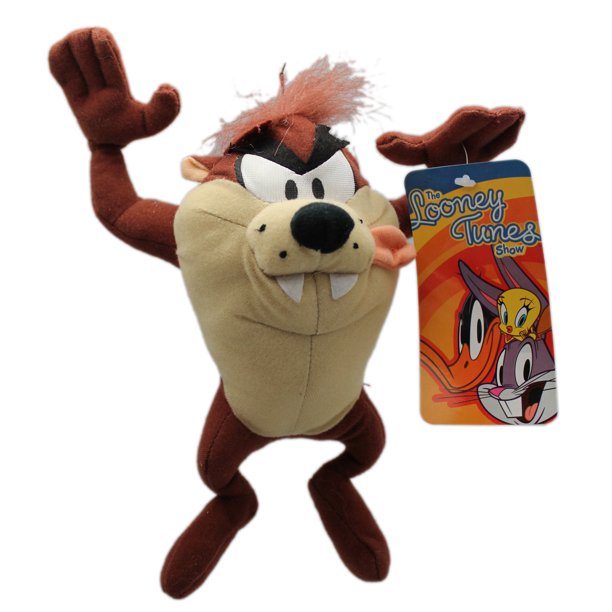 Looney Tunes Arms Over Head Taz the Tasmanian Devil Plush Toy (10in