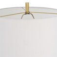 thumbnail image 2 of Uttermost Guard Transitional Metal Marble and Fabric Floor Lamp in Brass/Gold, 2 of 7