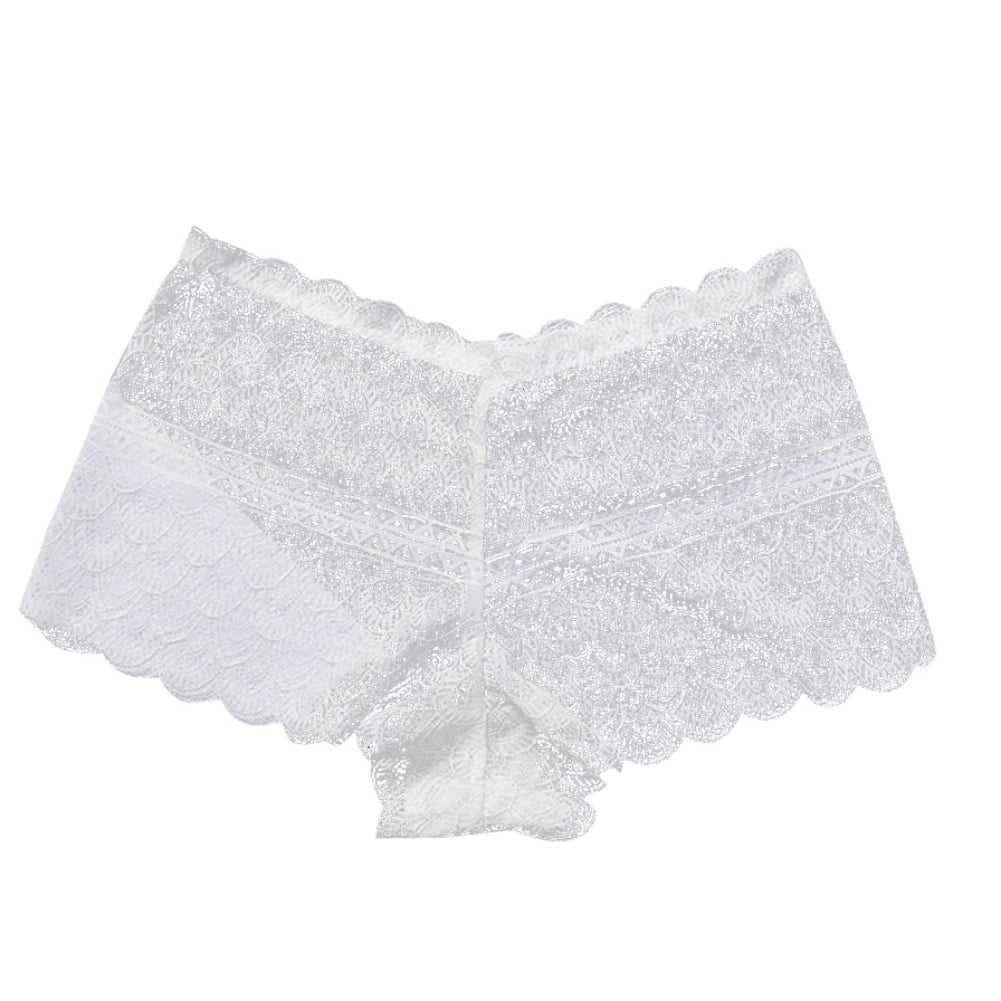 Pretty Comy Women's Lace Underwear Plus size Boyshort Panties Sexy