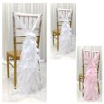 thumbnail image 2 of Coofit Chair Sash Creative Decorative Bow Sash Chair Back Decoration for Wedding, 2 of 4