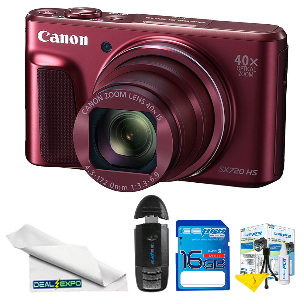Canon PowerShot SX720 HS 20.3-Megapixel Digital Camera Red 