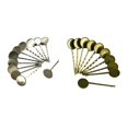 thumbnail image 1 of Pasador Para El Cabello de 20 Piezas Con Bandeja de ajuste de Bisel de Cabujón de 18 Mm Bronce Y negro Sunnimix, 1 of 8
