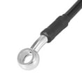 thumbnail image 6 of Universal 180cm 70.87" Brake Clutch Oil Hose Line Pipe Black for Motorcycle, 6 of 8