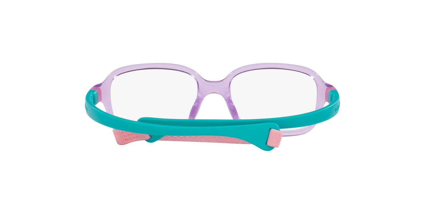 Miraflex Youth 0MF4026 Flexible Fort-x Eyeglasses with Headband and Case, Translucent Violet, 46mm