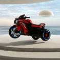 thumbnail image 5 of HNH 12V Kids Motorcycle for 2-6 Years Boy and Girl, Electric Motorcycle for Kids, 3 Wheels Toddler Motorcycle with Bluetooth Mp3 and Lighting Wheels-Red⭐, 5 of 8