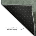 thumbnail image 5 of Addison Rugs Mayfield Premium Machine Washable Transitional Stripes Green Rectangle Rug, 3' X 5' Machine Washable Transitional Stripes Green Oversized Sherpa Throw Blanket, 5 of 6