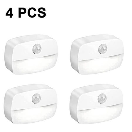 

4 pcs Night Light Dusk to Dawn Sensor Auto Night Lights Suitable for Bedroom Bathroom Toilet Stairs Kitchen Hallway Kids Adults Compact Nightlight